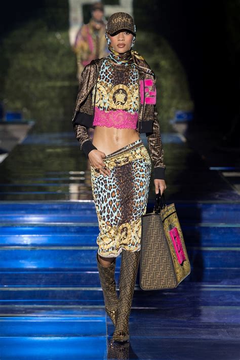 Donatella Versace and Fendi
